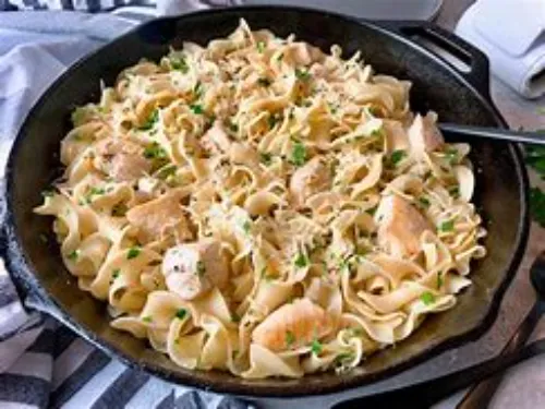 Butter Garlic Chicken Noodles (Large)